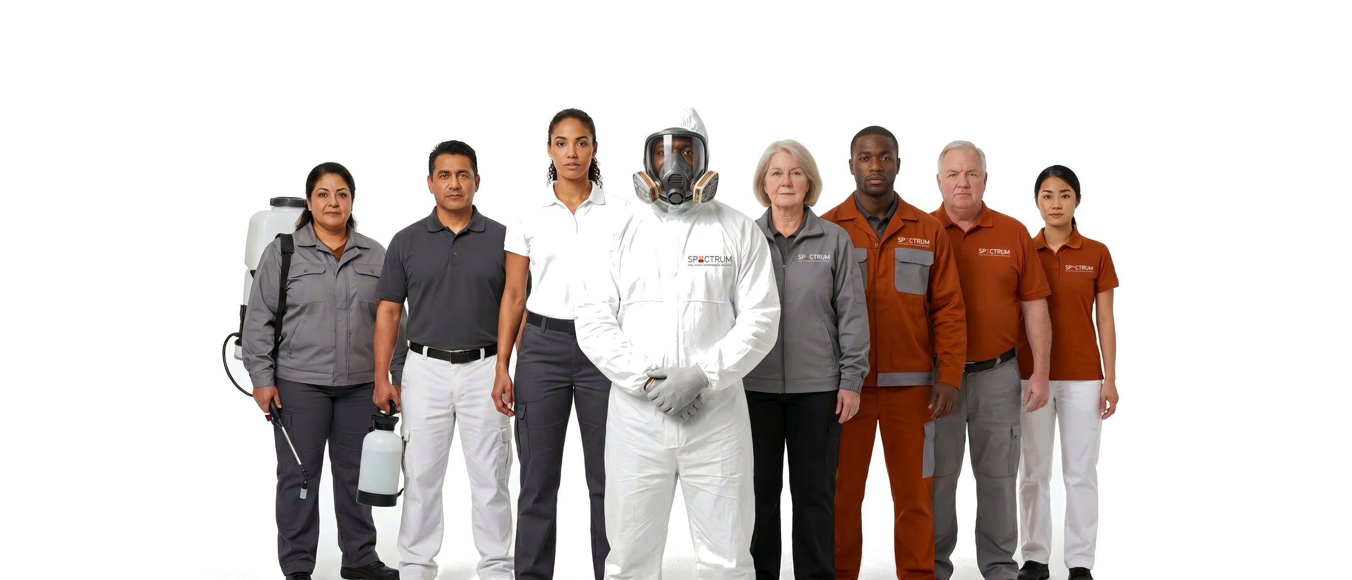 The Spectrum healthcare environmental services team